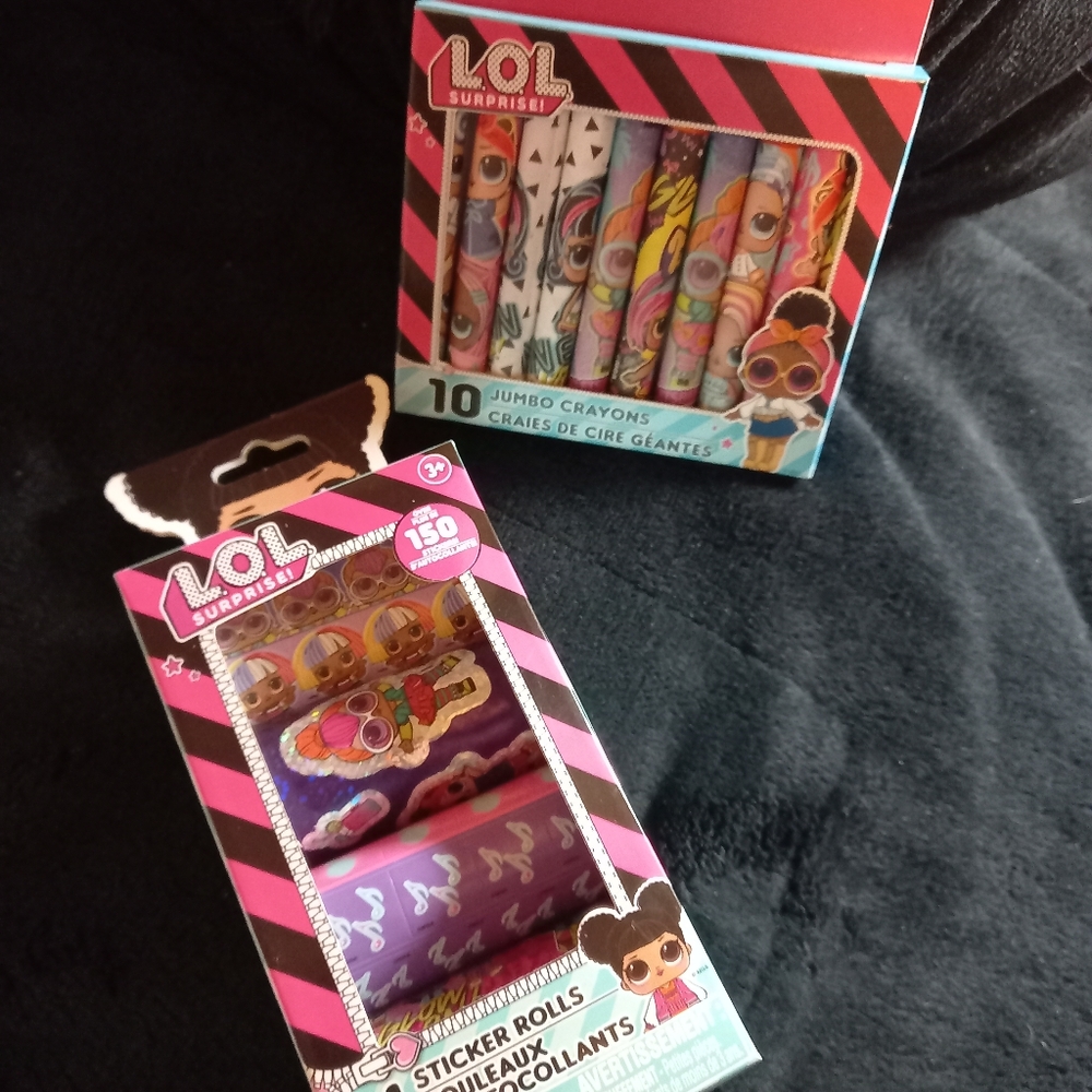 Stickers & Crayons